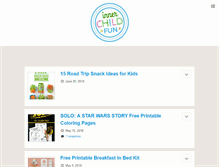 Tablet Screenshot of innerchildfun.com